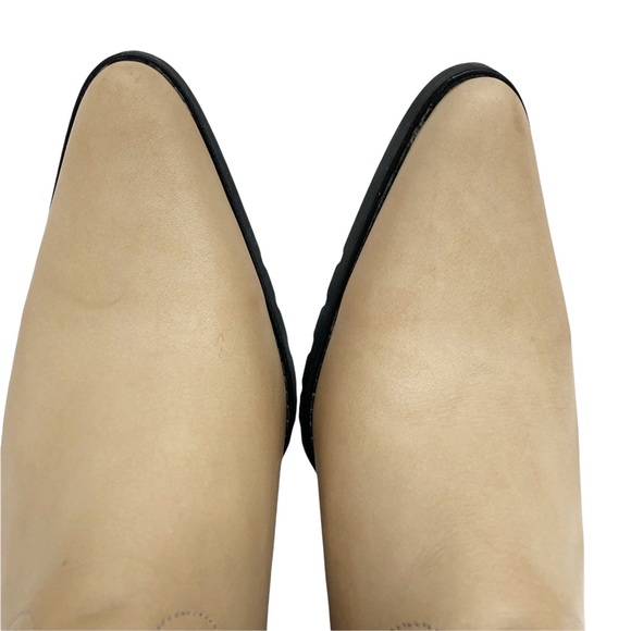 New Artemis Handmade Light Tan Leather Coastal Cowgirl Ankle Boot 39 - Picture 7 of 12